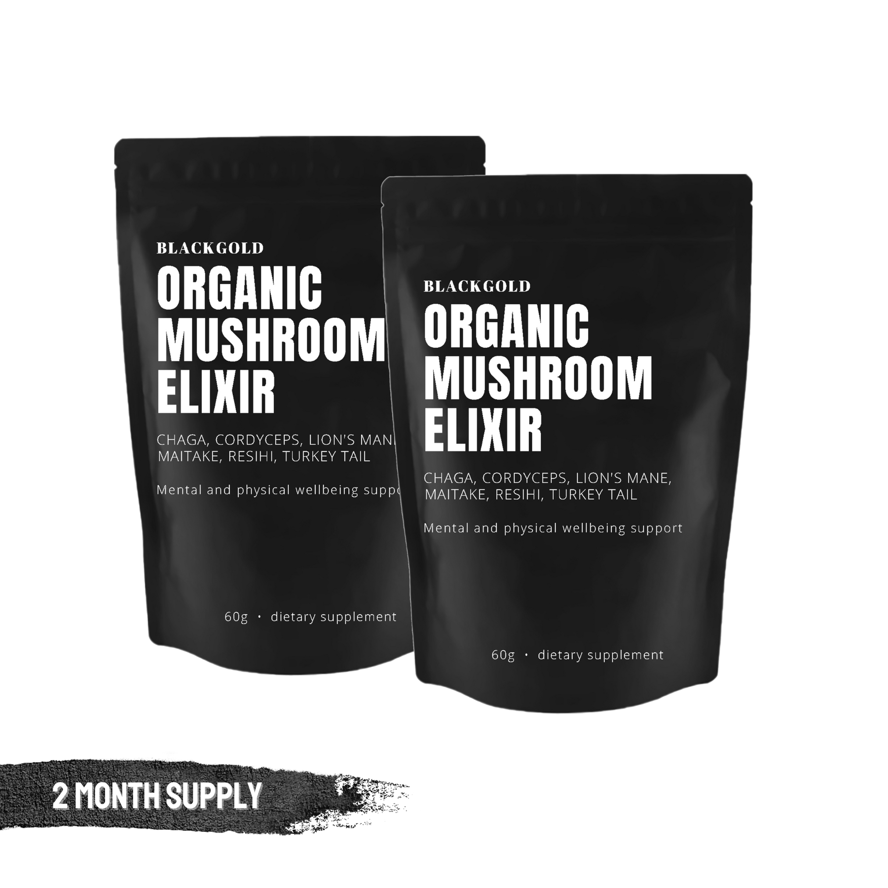 Organic Mushroom Elixir Extract Black Gold Elixir